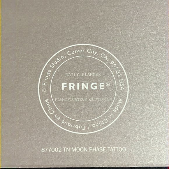 moon phase: rose gold on vegan leather NON-dated daily planner-spiral bound-NWT - Picture 9 of 10